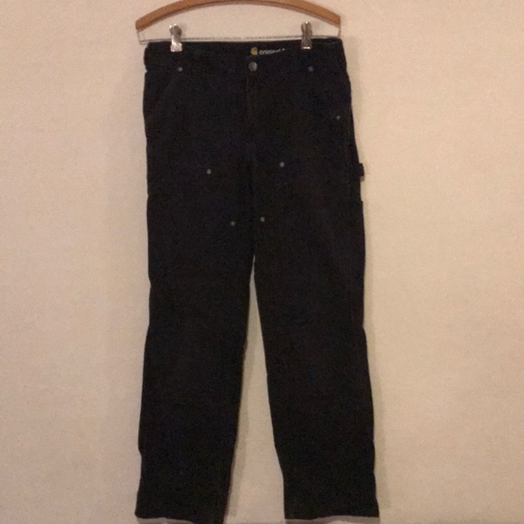 Carhartt Pants - Carhartt black double front pants. Original fit. Size 6.
